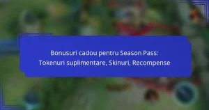 Bonusuri cadou pentru Season Pass: Tokenuri suplimentare, Skinuri, Recompense
